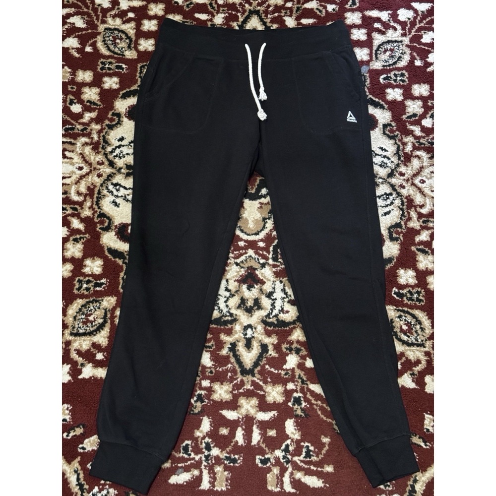 Size Medium - Reebok Black Sweat Pants